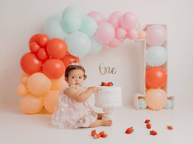 Ensaio 1 Ano de Smash The Cake Maria Luisa 