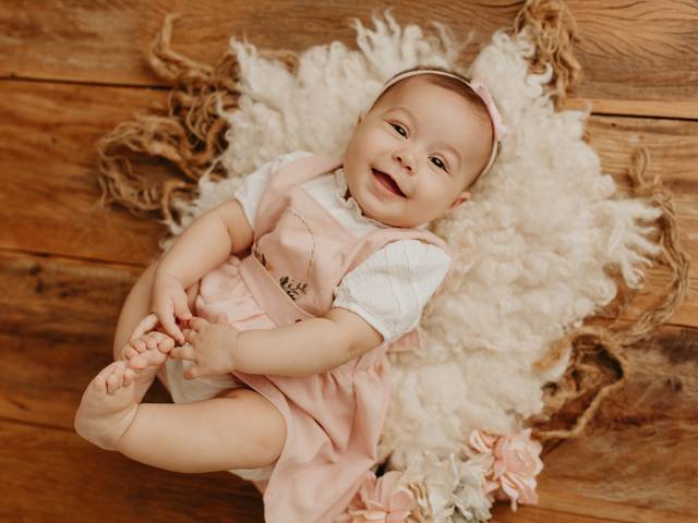 Ensaio de Bebê | Mensal de Helena 6 Meses