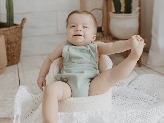 Ensaio de Bebê | Mensal de Benjamin 9 meses