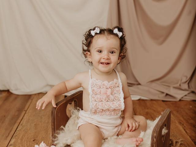 Ensaio de Bebê | Mensal de Maria Cecília 8 meses