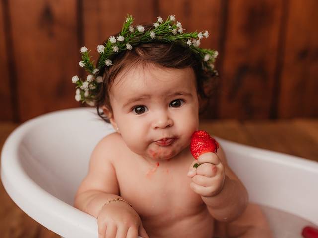 Ensaio de Bebê | Mensal de Maria Fernanda 6 Meses