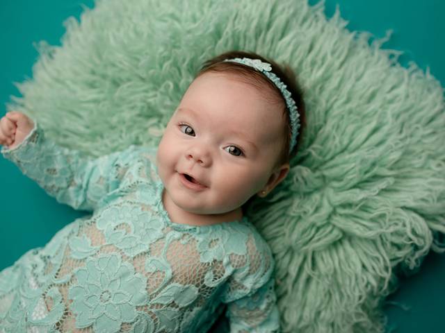 Ensaio de Bebê | Mensal de Maria Luiza 3 Meses