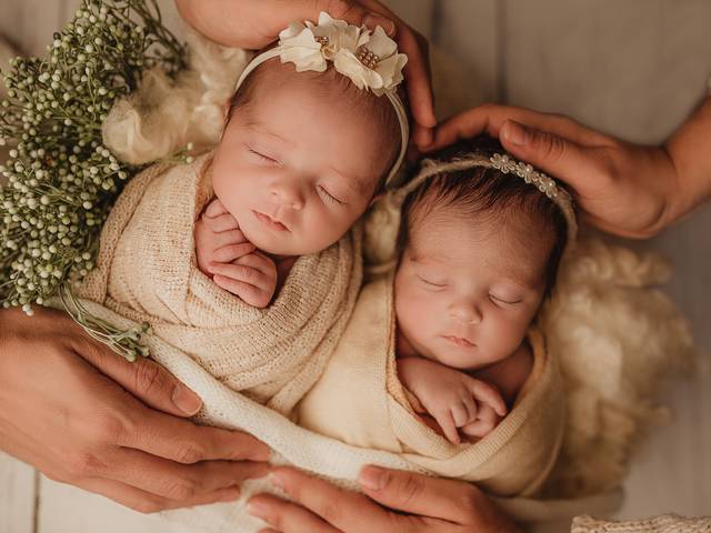 Ensaio NewBorn de Newborn Helena e Laura