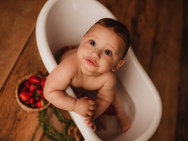 Ensaio de Bebê | Mensal de Benjamim 6 Meses