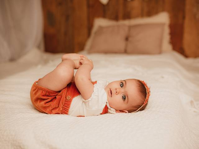 Ensaio de Bebê | Mensal de Maria Luiza 6 Meses