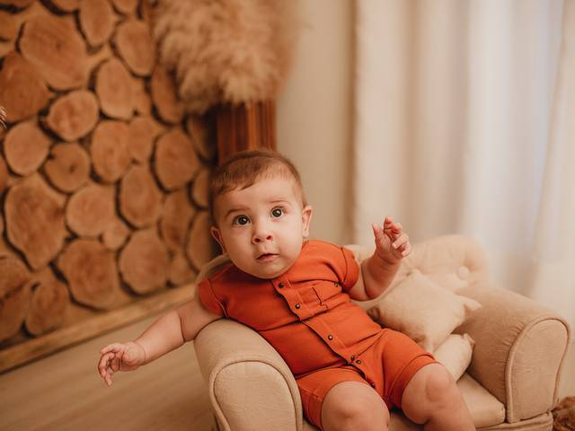 Ensaio de Bebê | Mensal de Benício 5 Meses