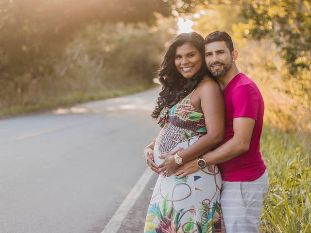 Ensaios de Gestantes de Mini Ensaio Gestação - Fabiola