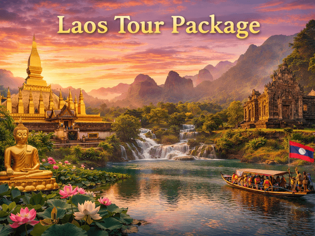 Laos Tour Package of Laos Tour Package – A Calm Escape into Nature, Culture & River Life