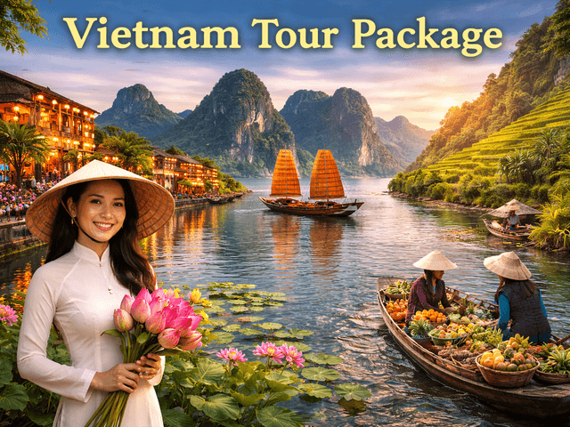 Vietnam Tour Package of Vietnam Tour Package – A Perfect Blend of Heritage, Adventure & Modern Life