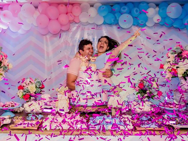 Gestante de Chá Revelação Pedro Otávio ou Maria Alice?