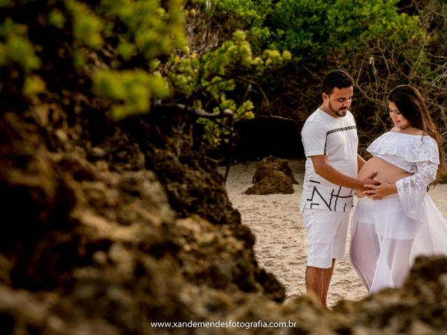 Gestante de A espera da princesa  Maria Ayla