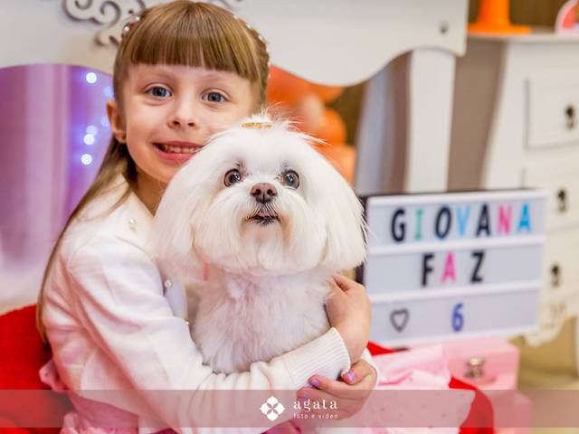 Aniversários de Giovana - 6 anos