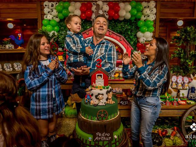 Aniversários de Pedro - 3 anos
