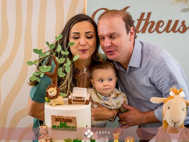Aniversários de Matheus - 1 Anos