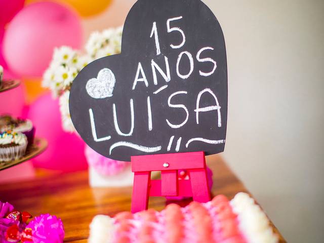 Aniversários de Luiza 15 Anos 