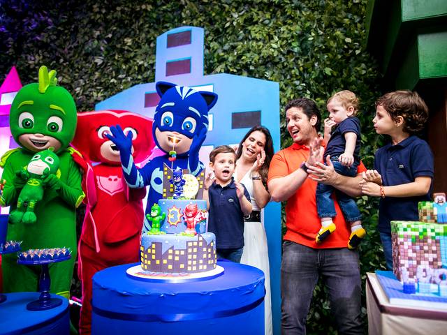 Aniversários de Matteo 3 Anos & Lucca 6 Anos