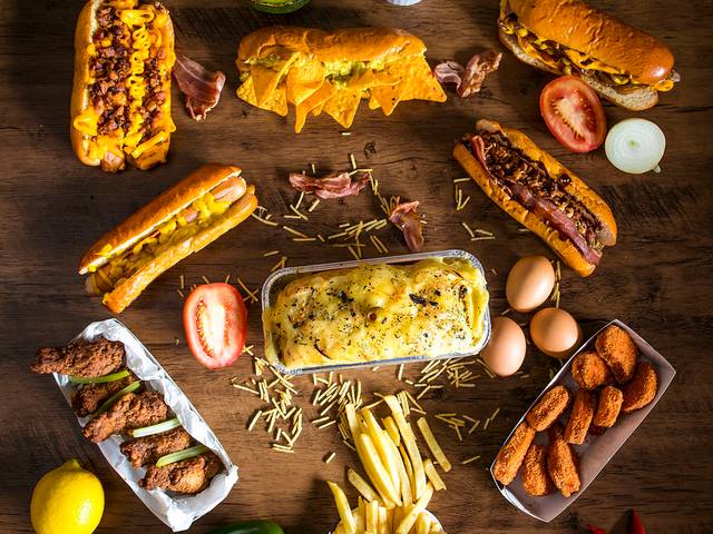 Gastronomia de Hick's Dogs - Gourmet Hot Dogs