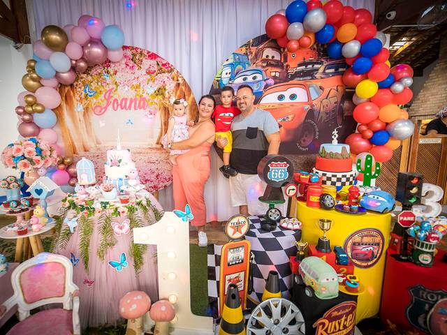 Aniversários de Joana 1 Ano e Murilo 3 Anos