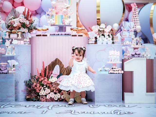 Aniversário Infantil de 1 Ano Lívia