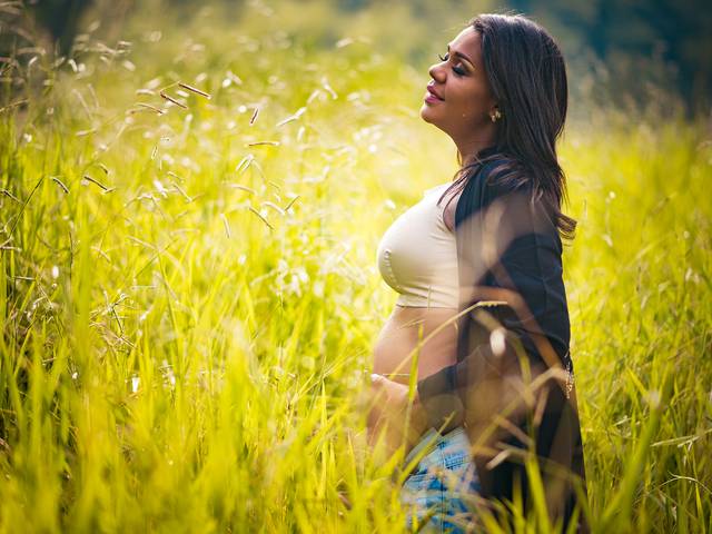 Ensaio Gestante de Luana Saraiva