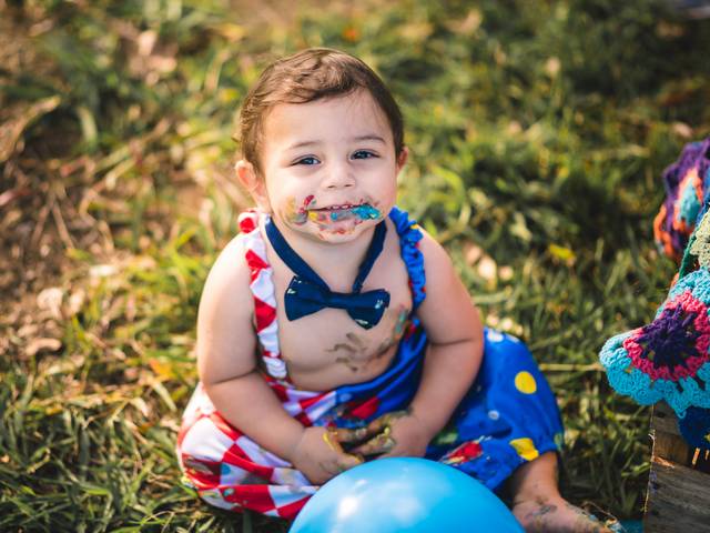 Ensaio Infantil de Smash the Cake Felipe