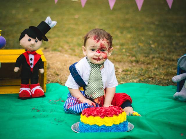Ensaio Infantil de Smash the Cake Arthur
