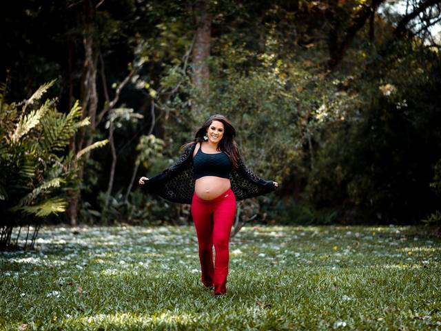 Ensaio Gestante de Thuany Ramos