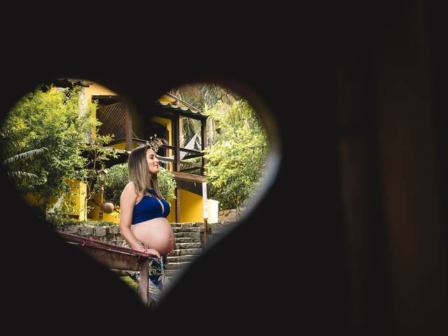 Ensaio Gestante de Fabiana Santos