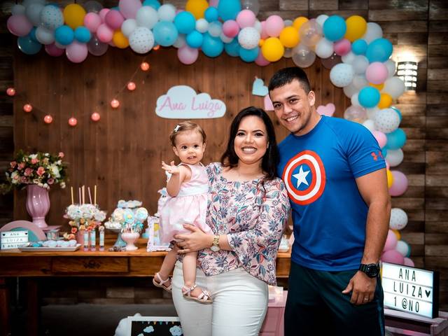 Aniversário Infantil de 1 Ano Ana Luiza