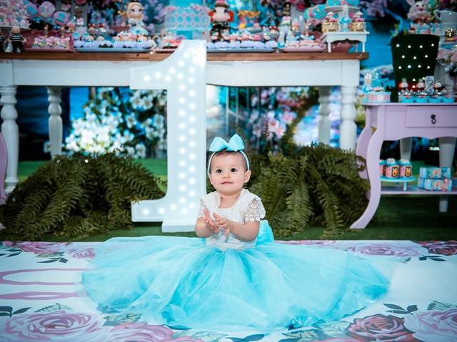 Aniversário Infantil de 1 Ano Liz