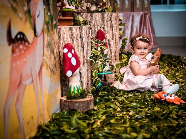 Aniversário Infantil de 1 Ano Olívia
