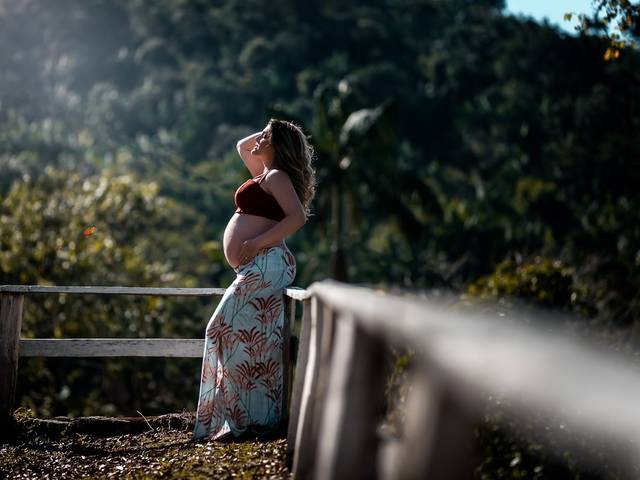 Ensaio Gestante de Cris Araújo