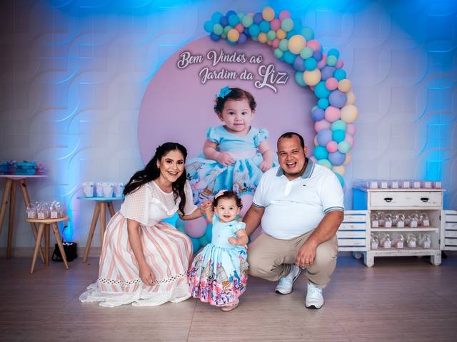 Aniversário Infantil de 1 Ano Liz