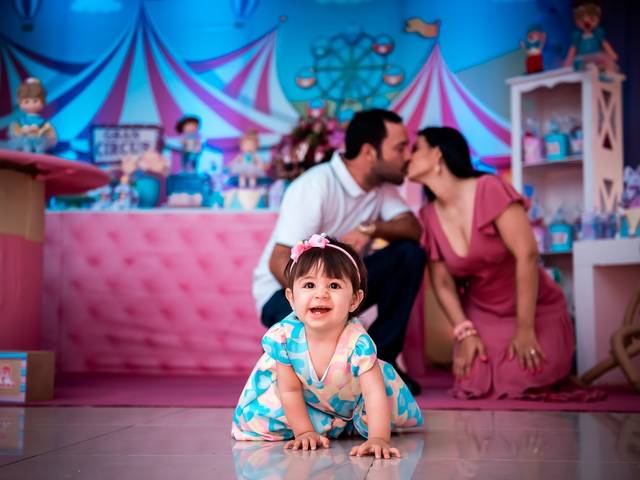 Aniversário Infantil de 1 Ano Isabela