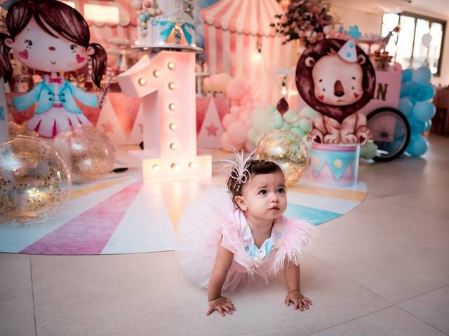 Aniversário Infantil de 1 Ano Antonella