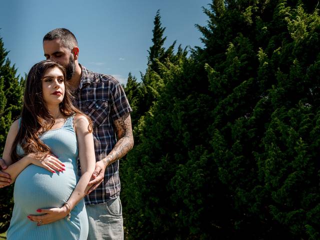 Gestante de Lisi + Victor = Maya & Ísis