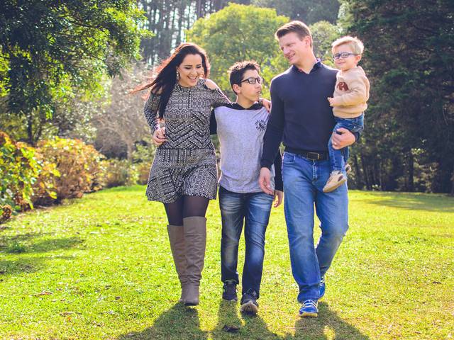 Família de Giovana e Tiago