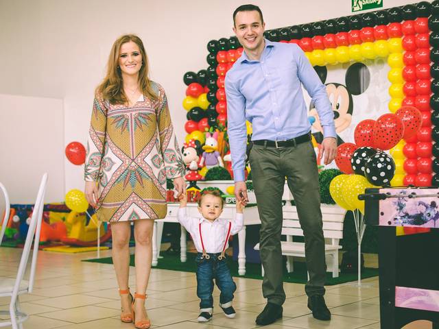 Aniversário Infantil de Festa de 1 ano do Rafael