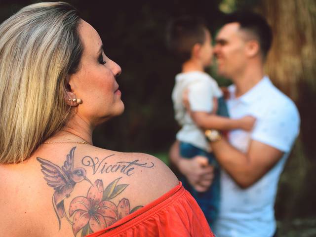 Família de Camila, Tiago e Vicente