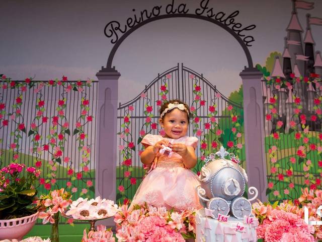Aniversários de Isabela 1 ano
