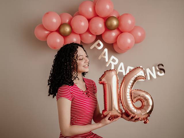 Smash the cake de SUSU 16 ANOS