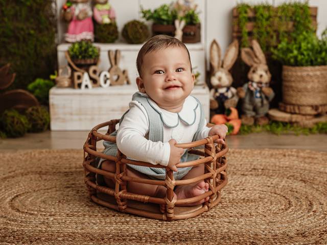 Ensaio Infantil de AYLA SOPHIA - 6 MESES DE FOFURA PARA O PAPAI E A MAMÃE
