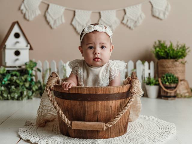 Ensaio Infantil de LAURA - 6 MESES DE DOÇURA