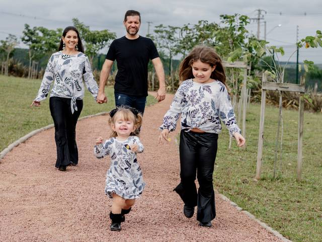 Ensaio de Familia de Carolinne e Familia