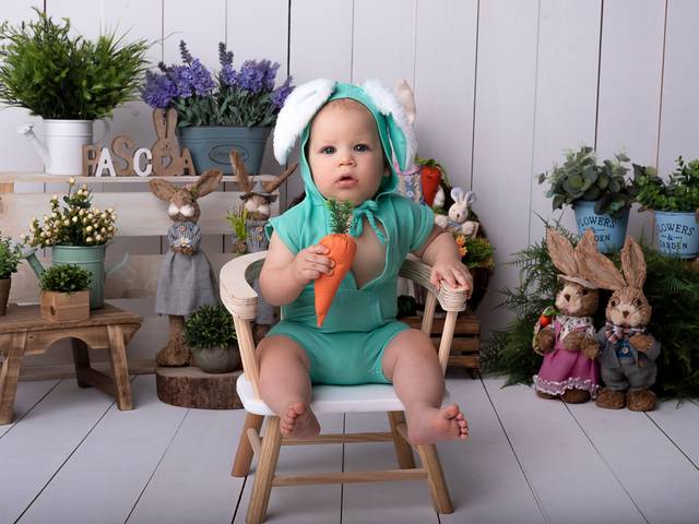 Ensaio Infantil de DAVI 8 meses