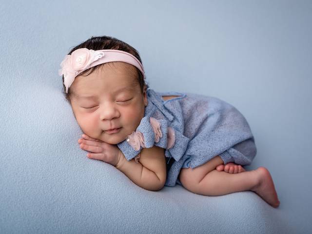 Newborn de Newborn em Ponta Grossa - Dulce Maria com 9 dias de vida