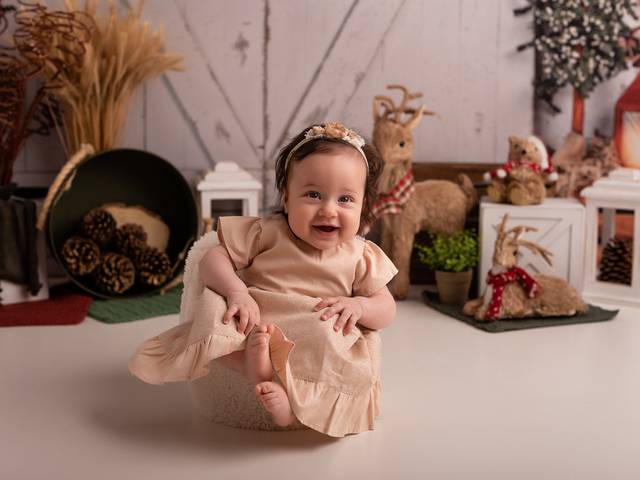 Ensaio Infantil de NATAL 2021 - CLARICE 5 MESES