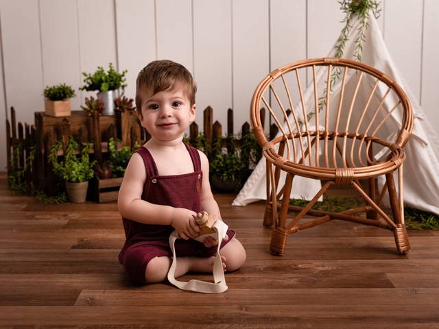 Ensaio Infantil de ACOMPANHAMENTO TRIMESTRAL - THÉO 12 MESES - PONTA GROSSA/PR