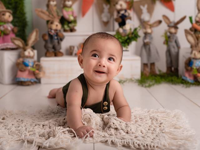 Ensaio Infantil de ACOMPANHAMENTO MENSAL - MATHEUS JOSÉ 6 MESES