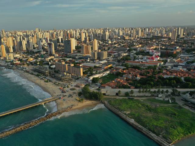 DRONE de Fotos Orla de Fortaleza